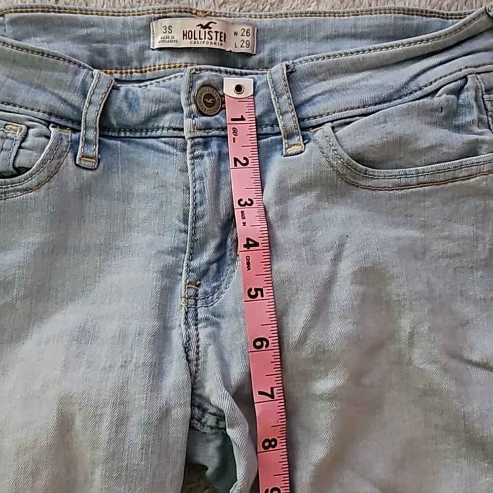 Hollister Y2K SZ 3 Light Blue Denim Skinny Jeans - Picture 3 of 7